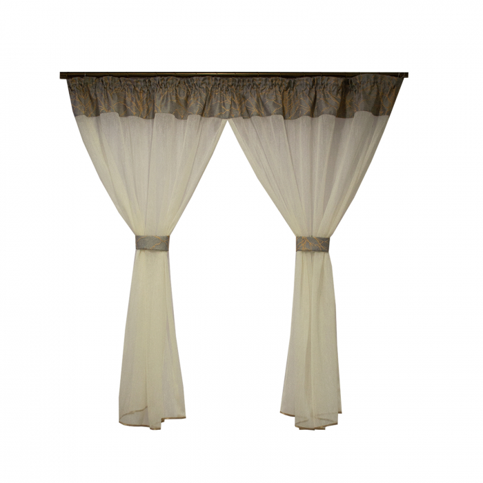 Perdea Velaria toronto ivoire, 260cm x 165cm [1]