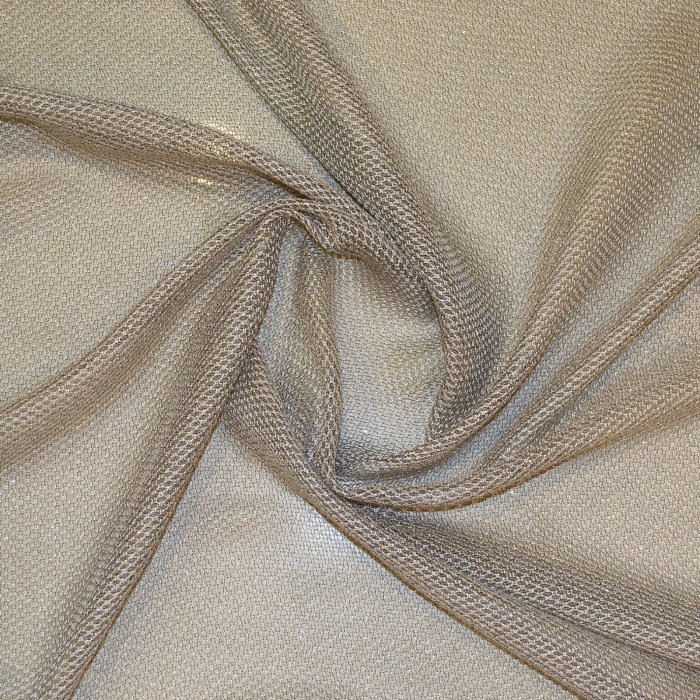 Perdea Velaria gri cu sclipici, 130x145 cm [2]