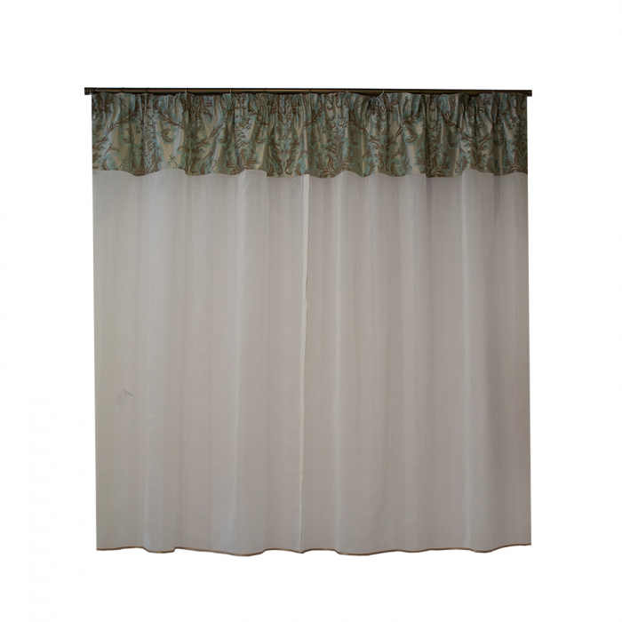 Perdea Velaria in ivoire si baroc, 260x170 cm [2]