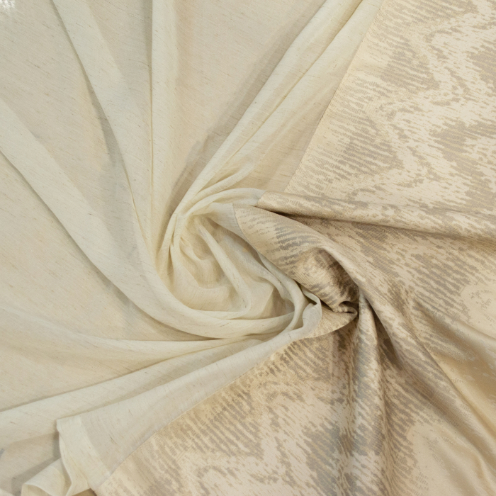 Perdea Velaria in rustic ivoire, 320x145 cm [4]