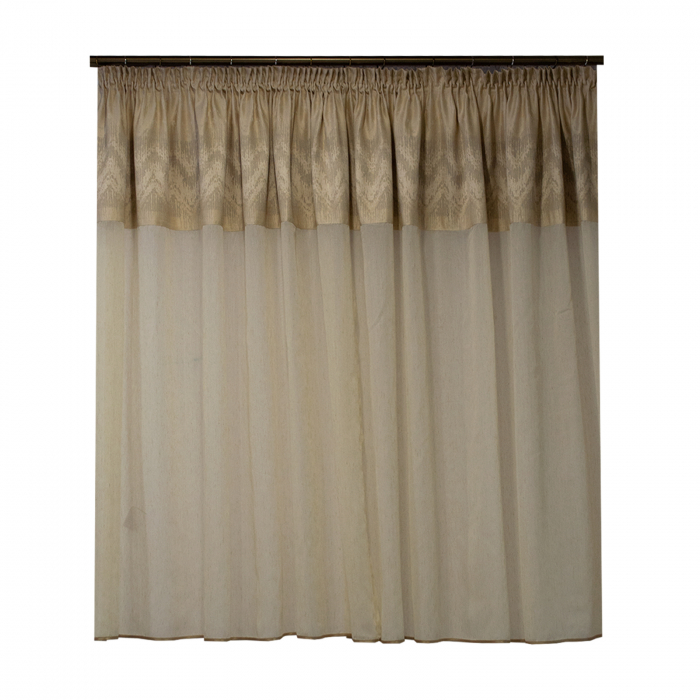 Perdea Velaria in rustic ivoire, 320x145 cm [2]