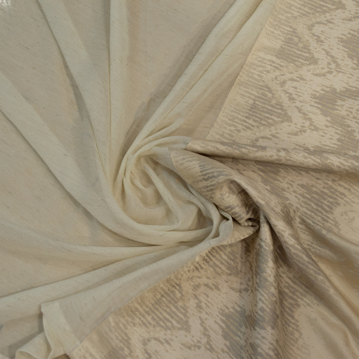 Perdea Velaria in rustic ivoire, 320x145 cm [4]