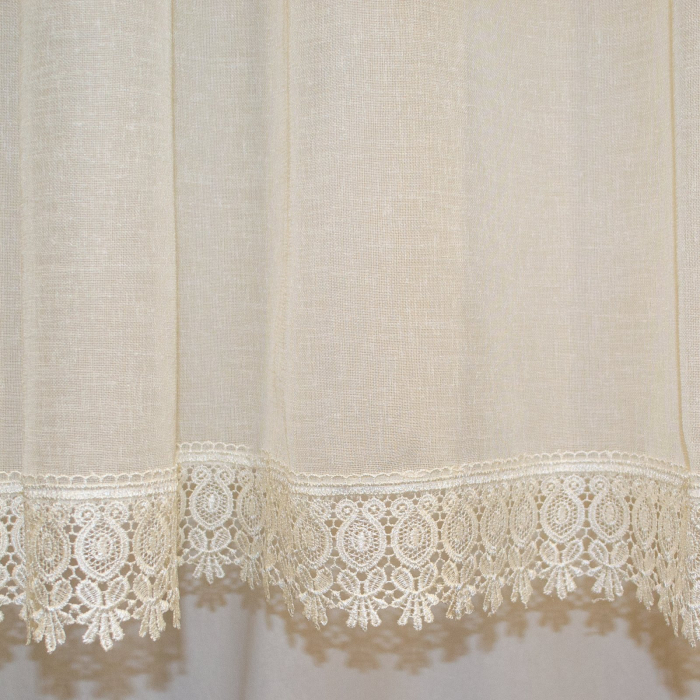 Perdea Velaria in unt cu dantela, 265x160 cm [3]