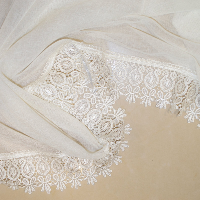 Perdea Velaria in unt cu dantela, 265x160 cm [2]