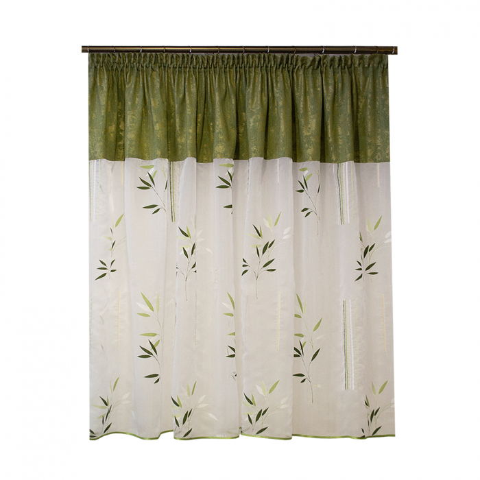 Perdea Velaria organza green, 230x145 cm [1]