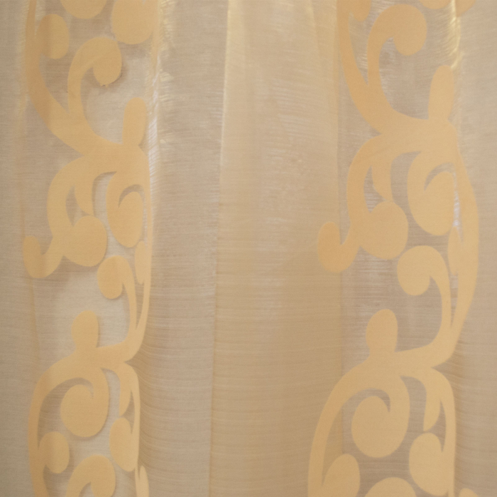 Perdea Velaria organza catifea crem, 415x245 cm [2]