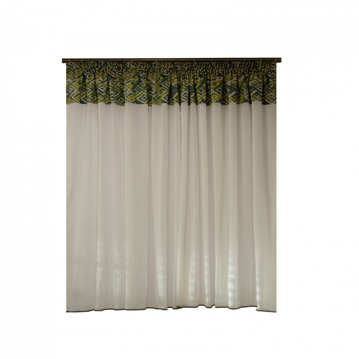 Perdea Velaria alba cu tafta, 250x170 cm [3]