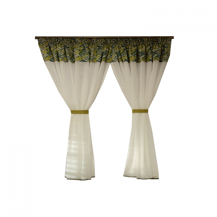 Perdea Velaria alba cu tafta, 250x170 cm [1]