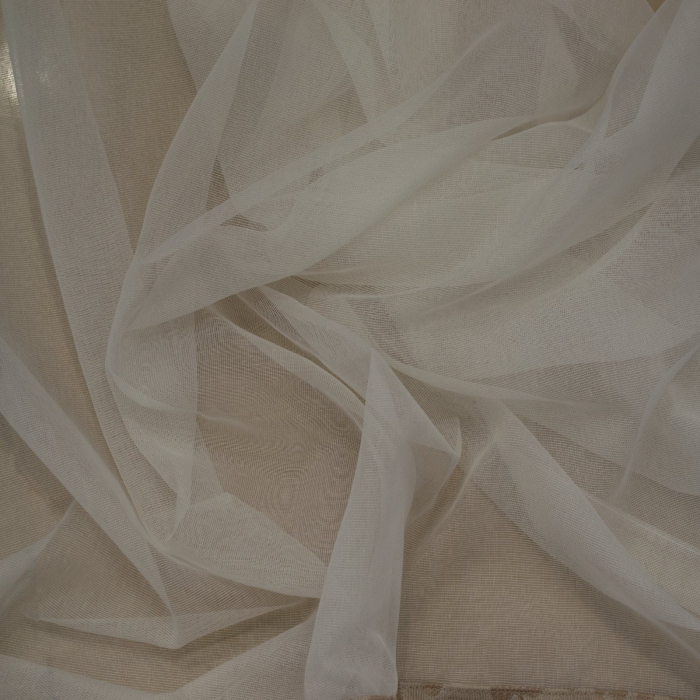Perdea Velaria ivoire de bucatarie cu tafta copaci, 240x145 cm [3]