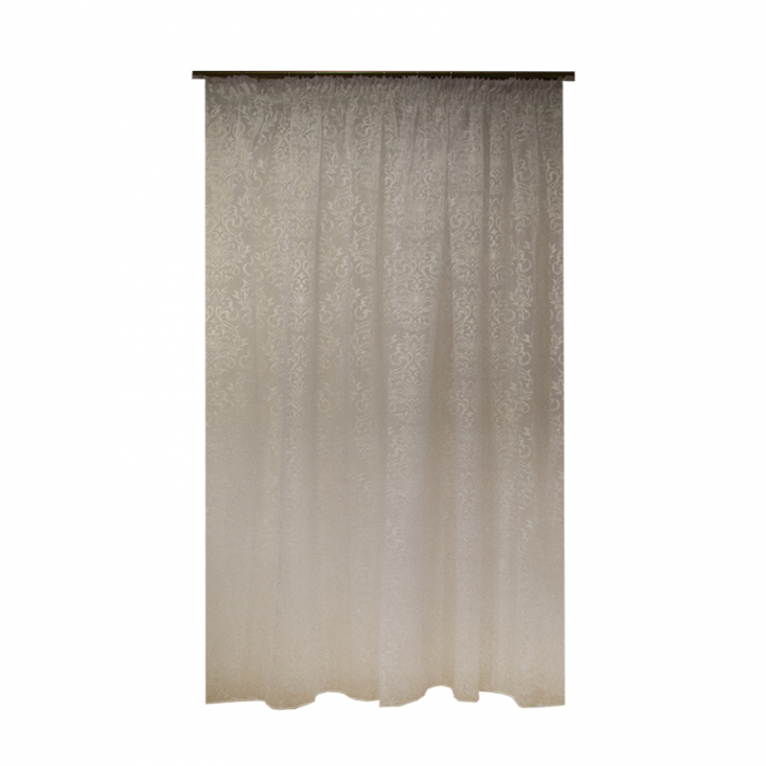 Perdea Velaria voal baroc alb, 300x250 cm [1]