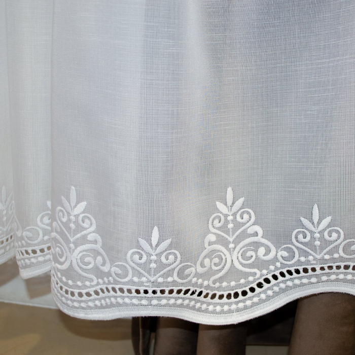 Perdea Velaria broderie alba, 300x250 cm [3]