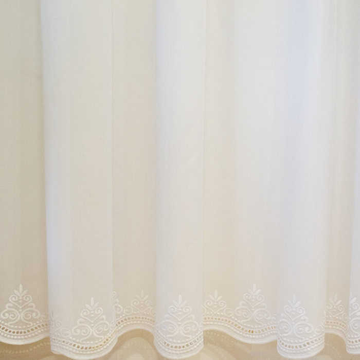 Perdea Velaria broderie alba, 300x250 cm [2]