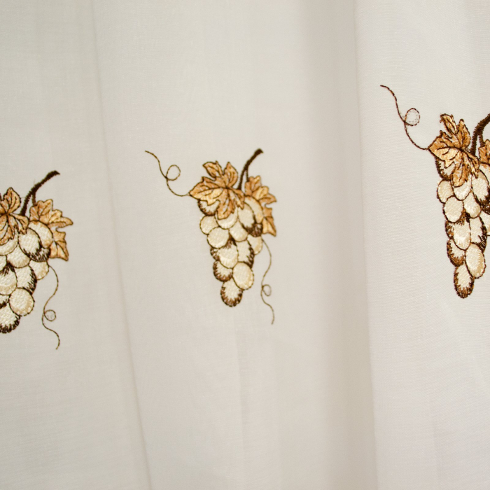 Perdea Velaria ivoire cu struguri, 300x155 cm [2]