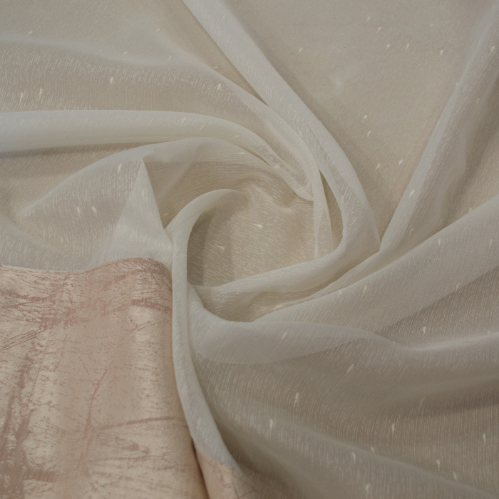 Perdea Velaria ploita ivoire, 350x170 cm [3]
