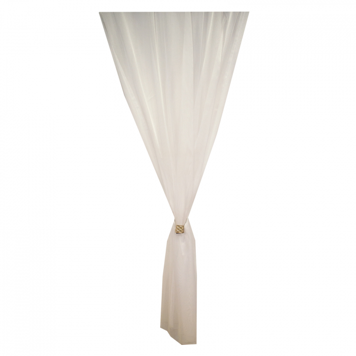 Perdea Velaria alba, lucioasa, 155x245 cm [4]