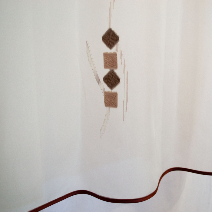 Perdea Velaria patrate maro, 180x160 cm [2]