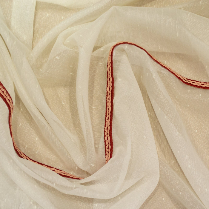 Perdea Velaria ploita bodrum ivoire, 240x175 cm [2]