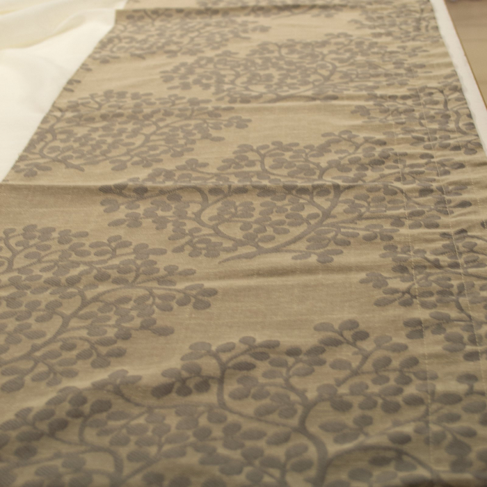 Perdea Velaria ploita ivoire cu tafta, 335 x 150 cm [2]