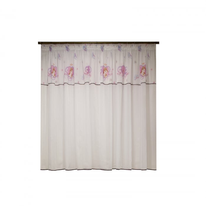 Perdea Velaria voal alb cu printese, 390x155 cm [1]