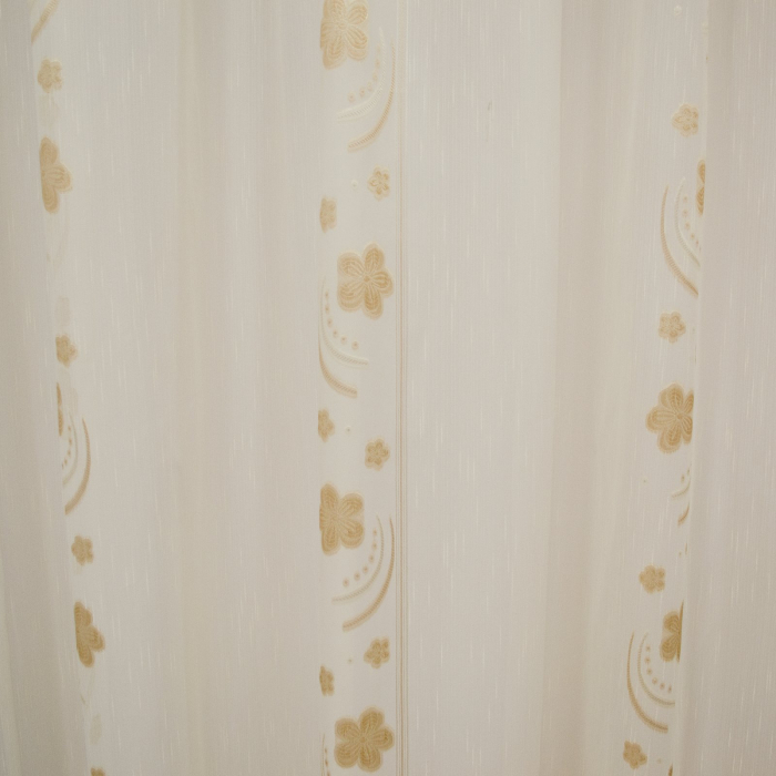 Perdea Velaria sable flori crem, 300x245 cm [3]