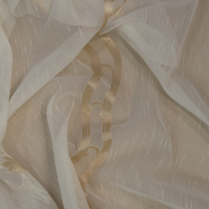 Perdea Velaria sable floricica ivore, 240x245 cm [4]