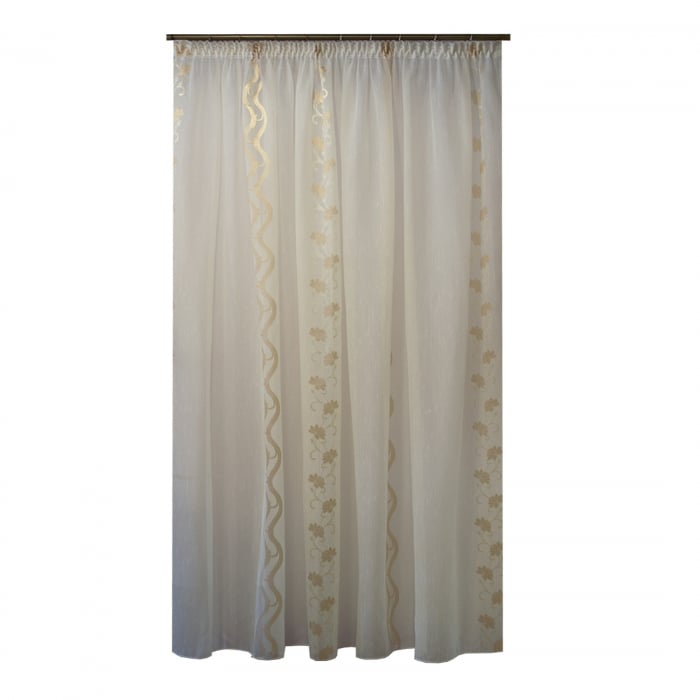 Perdea Velaria sable floricica ivore, 240x245 cm [1]