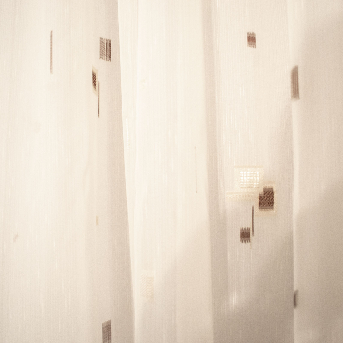 Perdea Velaria sable patrat in patrat alb cu wenge [2]