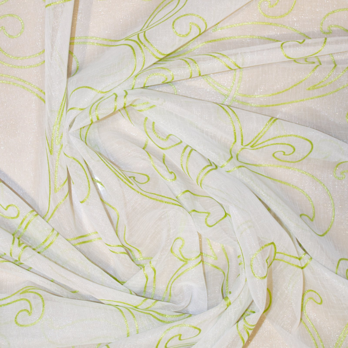 Perdea Velaria in geometric verde, 300x245 cm [2]