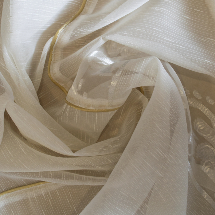 Perdea Velaria sable sirag ivoire, 230x145 cm [2]