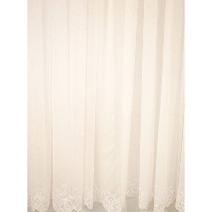 Perdea Velaria tiul alb cu bordura, 680x245 cm [4]