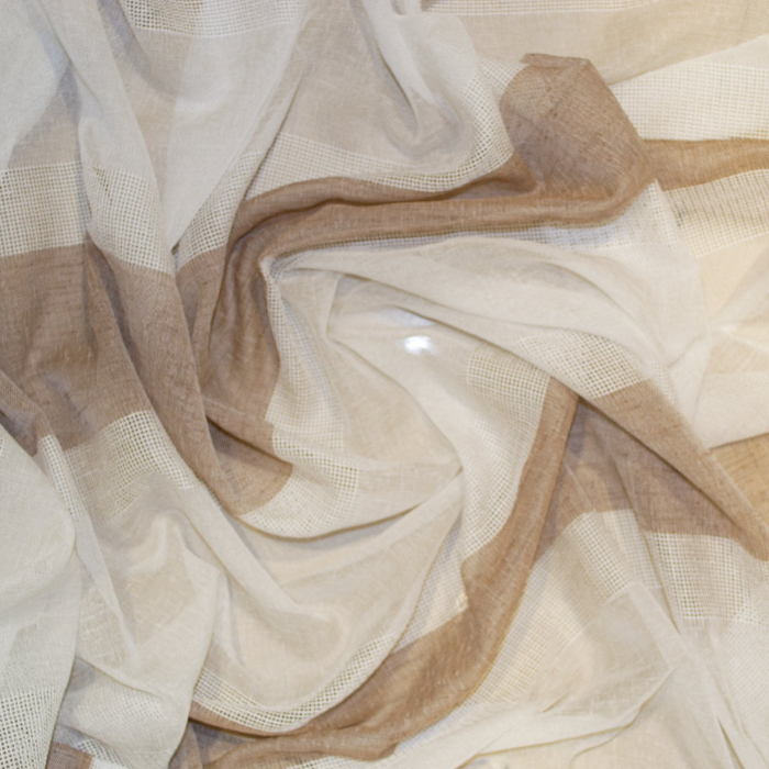 Perdea Velaria in dungi maro, 250x245 cm [3]
