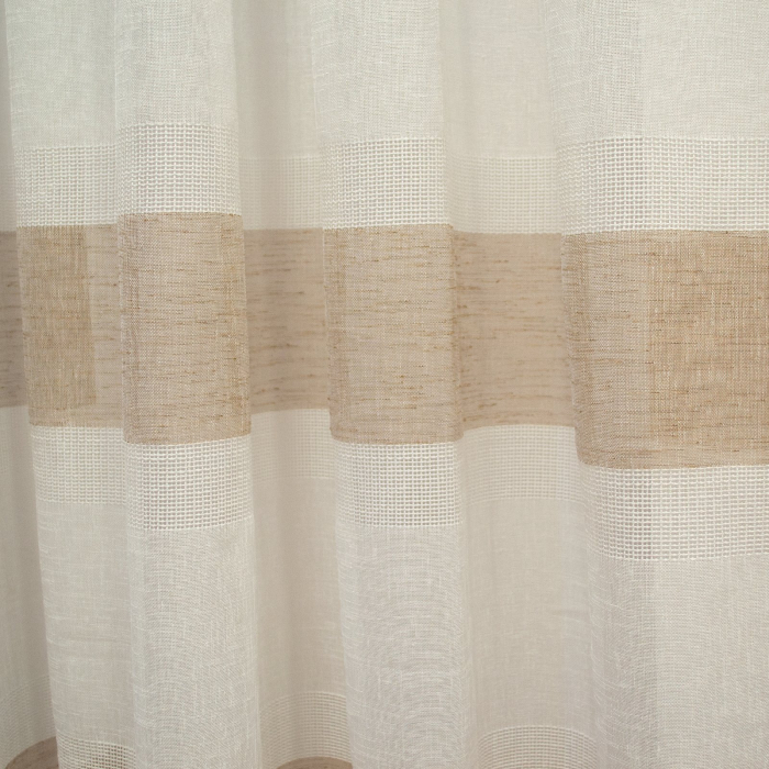 Perdea Velaria in dungi maro, 250x245 cm [2]
