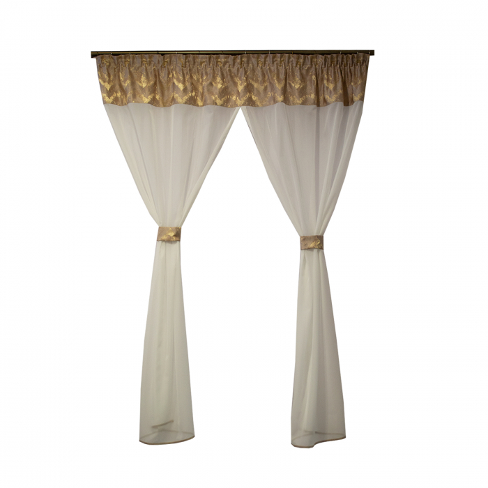 Perdea Velaria voal ivory, 170x170 cm [1]