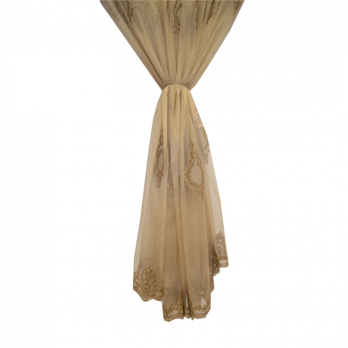 Perdea Velaria tiul luxury maro, 400x235 cm [5]
