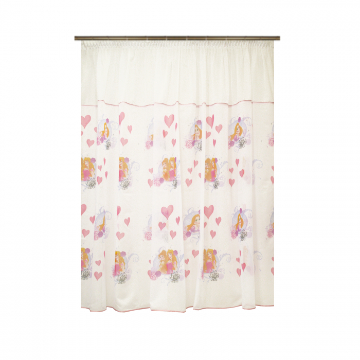 Perdea Velaria voal alb cu printese, 300x170 cm [1]