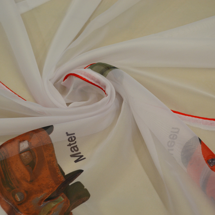 Perdea Velaria voal alb cu masini, 290x180 cm [2]