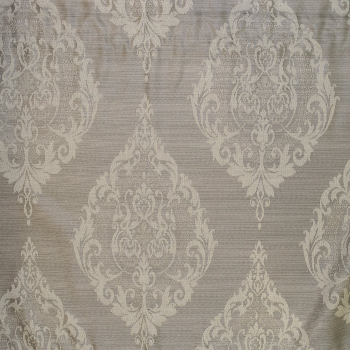 Perdea Velaria ploita ivoire si tafta gri, 320x155 cm [4]