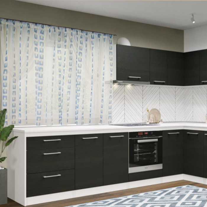 Perdea Velaria voal blue brick, 300x170 cm [2]