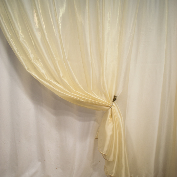Perdea Velaria voal crem lucios, 420x245 cm [2]