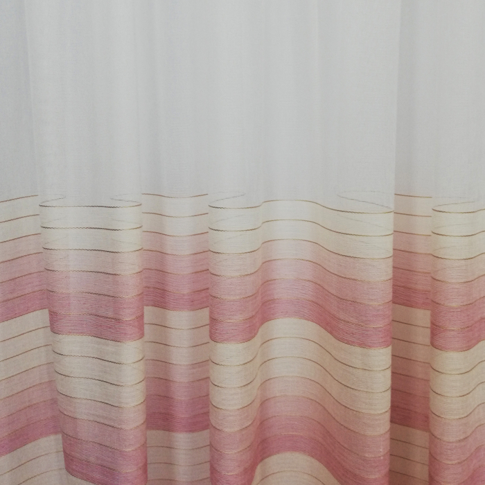 Perdea Velaria in dunga roz 320x260 cm [4]