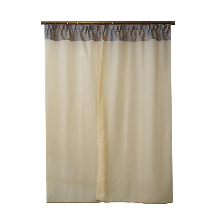 Perdea Velaria voal crep crem, 150x150 cm [2]