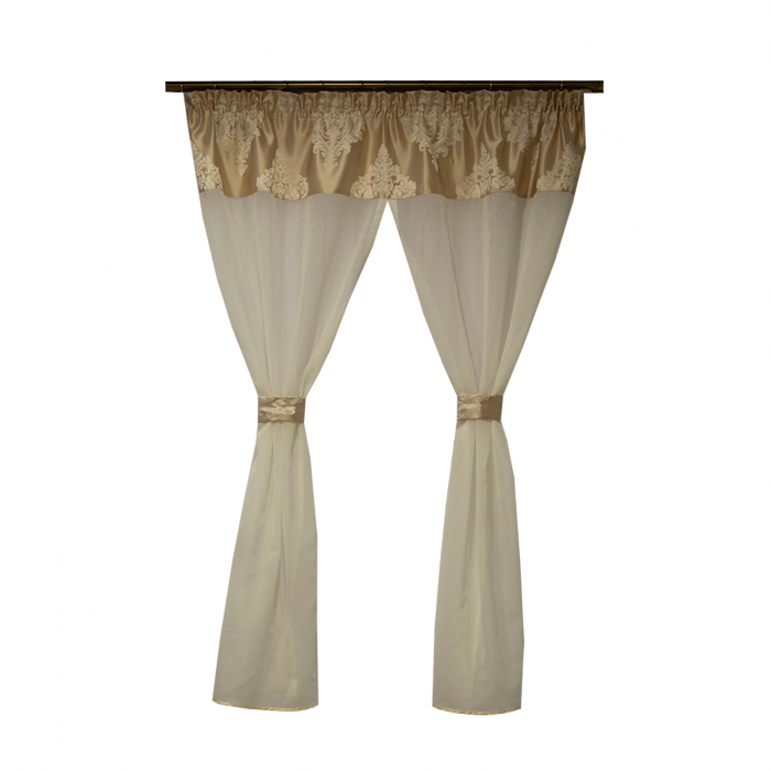 Perdea Velaria in ivory, 150x155 cm [2]