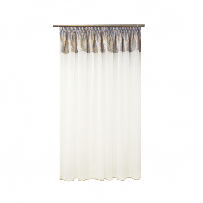 Perdea Velaria voal ivoire, 260x160 cm [2]