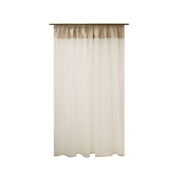 Perdea Velaria ploita ivoire, 250x195 cm [2]