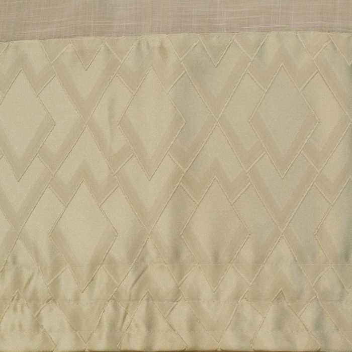 Perdea Velaria in alb cu tafta romburi si esarfe, 325x155 cm [4]
