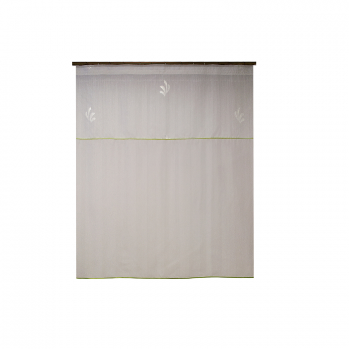 Perdea Velaria sable alb cu petale, 140x150 cm [1]
