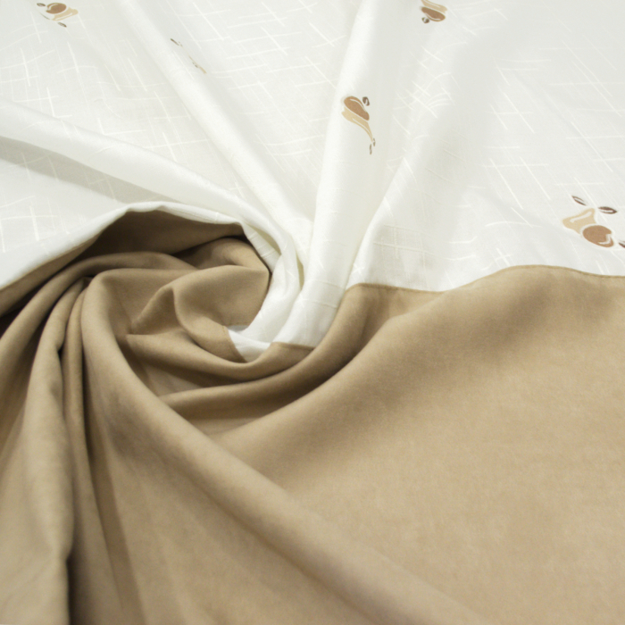 Perdea Velaria in fructe bej, 240x165 cm [3]