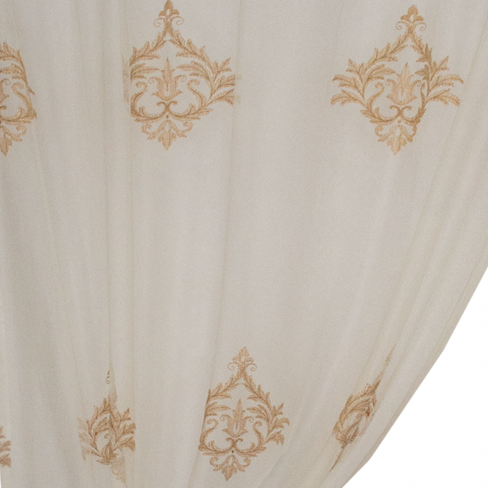 Perdea Velaria tiul alb cu broderie, 135x245 cm [2]