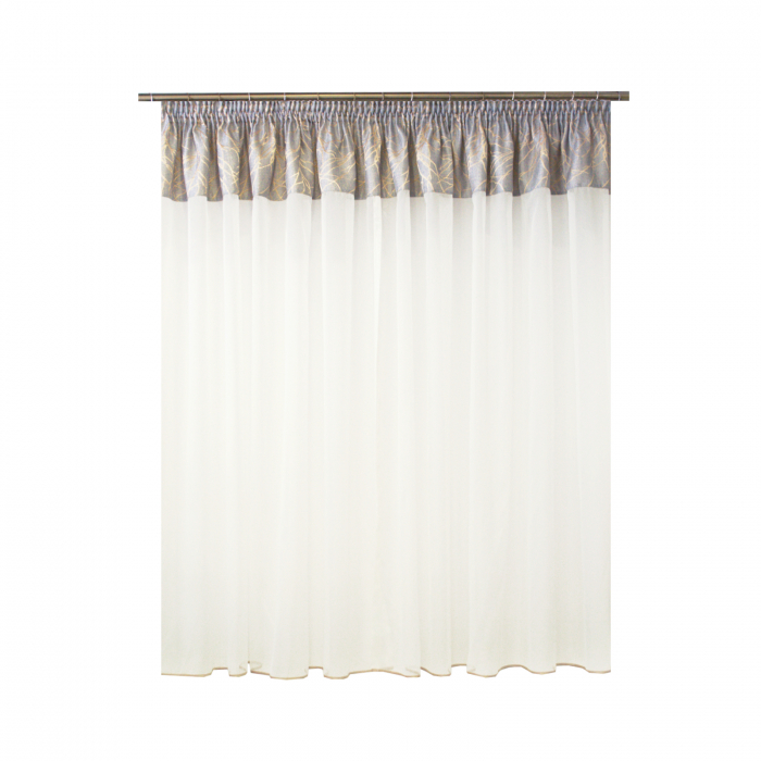 Perdea Velaria  bamboo ivoire, 380x157 cm [2]