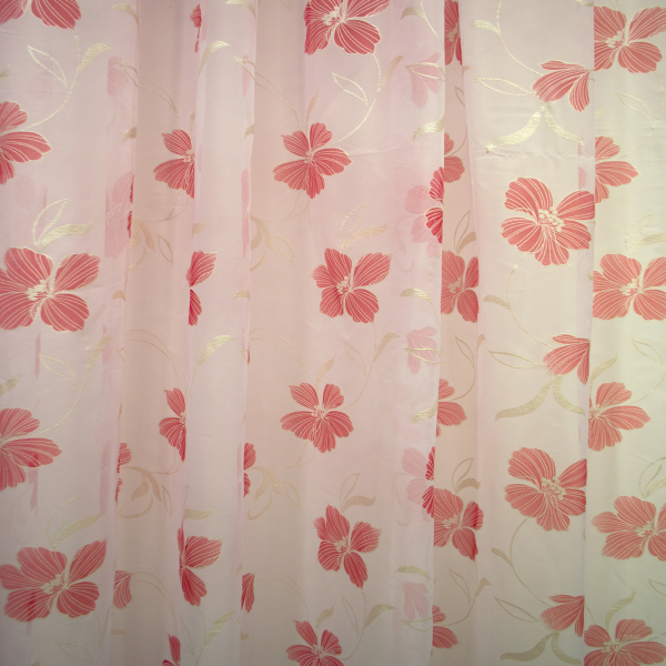 Perdele Velaria  voal rosu pictat 250x245 cm [3]